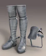 Renaissance Boots for G8M, G8F and G9 with Universal Spurs
