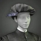 Renaissance Hat and Simple Parting Hair for G8M, G8F and G9