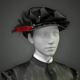 Renaissance Hat and Simple Parting Hair for G8M, G8F and G9