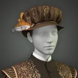Renaissance Hat and Simple Parting Hair for G8M, G8F and G9