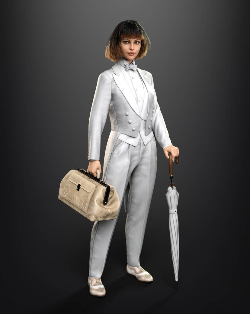 Gladstone Bag prop and poses for G8M, G8F and G9